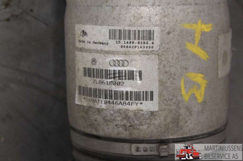 Fjær foran nivå luftpute/belg til Audi Q7 2006-2010 (Type I, Fase 1)  (AUDI||7L8 616 002)