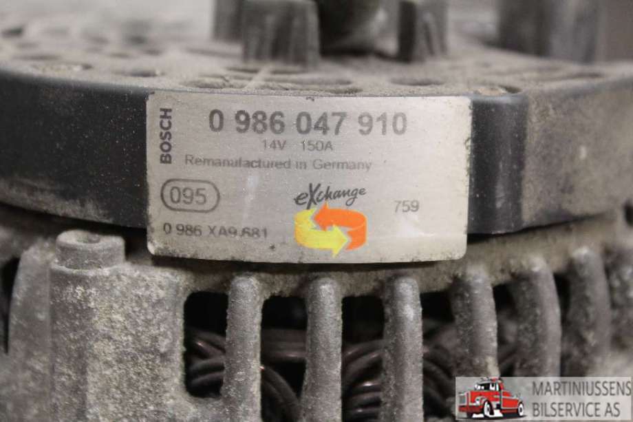 Dynamo til Ford Transit 2006-2013  (FORD||0 986 047 910)