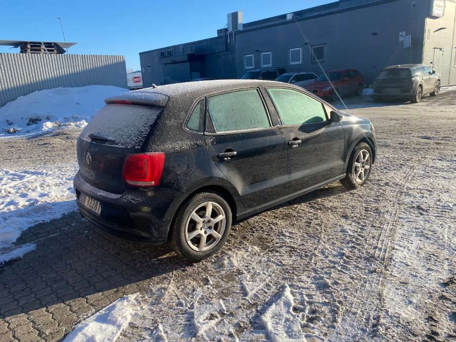 Dør høyre bak til VW Polo, 2009-2014 (Type V, Fase 1)  (VOLKSWAGEN|)