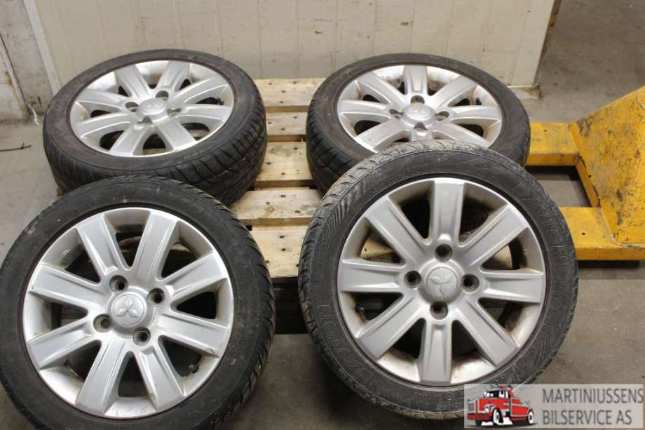Felgsett aluminium til Mitsubishi Colt, 2009-2013 (Type VII, Fase 2)  (MITSUBISHI|3;4X114)