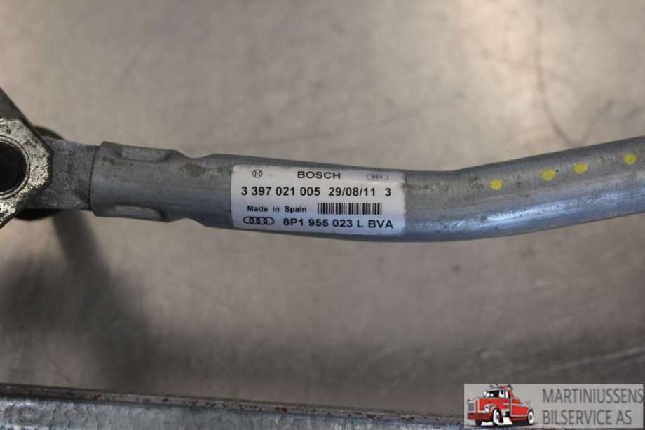 Viskermotor frontrute til Audi A3 2009-2012 (Type II, Fase 2) (AUDI|8P1955119F|)
