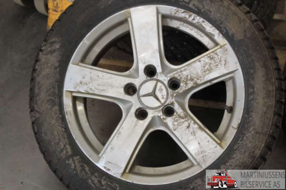 Felgsett aluminium til Mercedes A-Klasse 2012-2018 (W176) (W176) (MERCEDES|5X112|5X16 ET 49;6|)