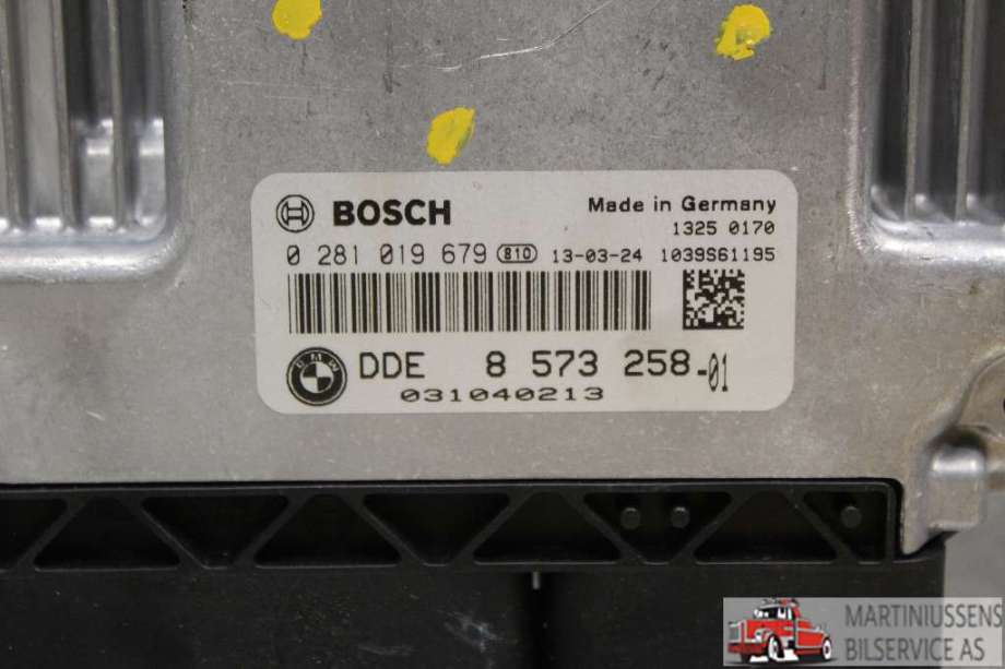 Styreenhet motor til BMW 1-Serie 2011-2015 (Fase 1) (F20/F21) (F20/F21) (BMW||0 281 019 679|8 573 258-01)