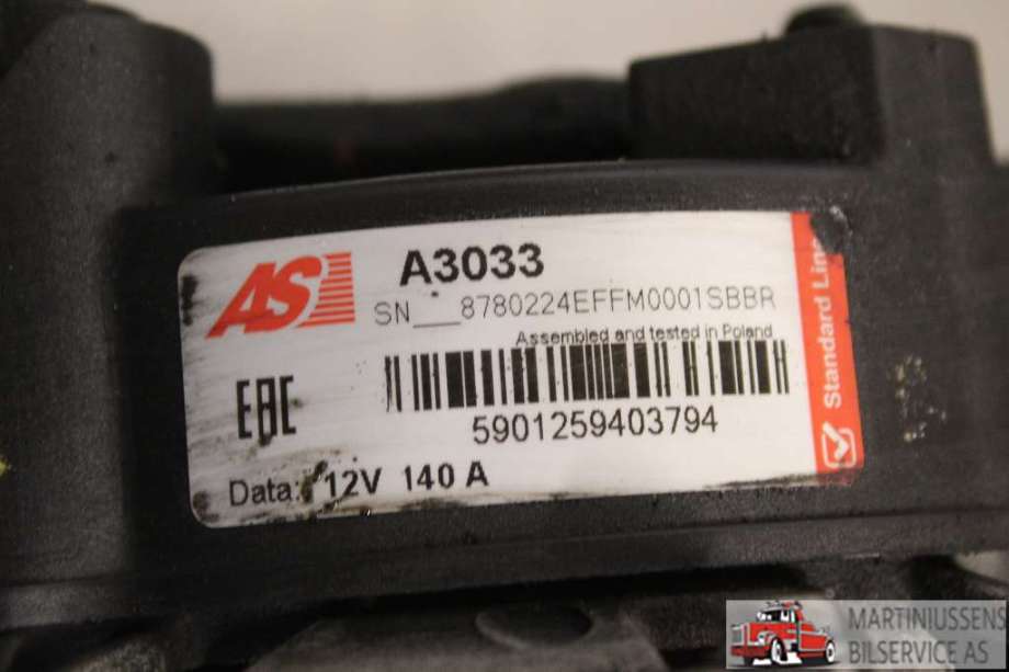 Dynamo til Audi A6 2001-2004 (Type II, Fase 2) (C5) (C5) (AUDI||5901259403794)