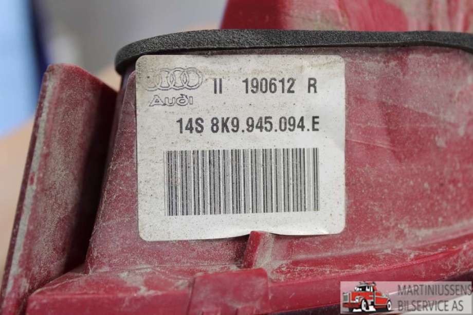 Baklykt høyre indre til Audi A4 2007-2014 (Type IV) (B8) (B8) (AUDI||14S 8K9.945.094.E)