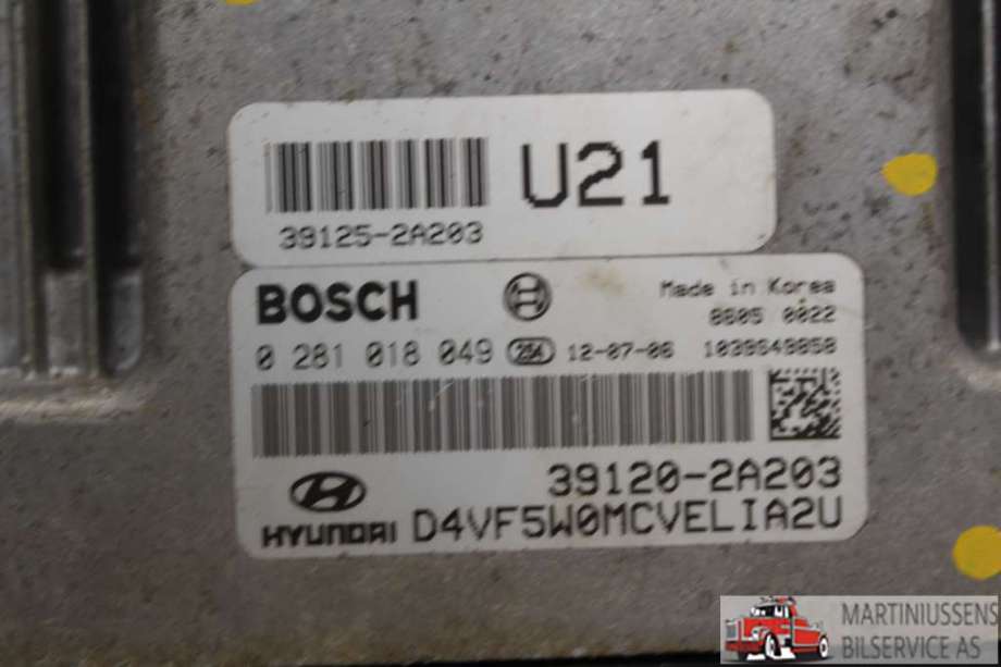 Styreenhet motor til Hyundai i40 2012-2017  (HYUNDAI||0 281 018 049|39120-2A203)