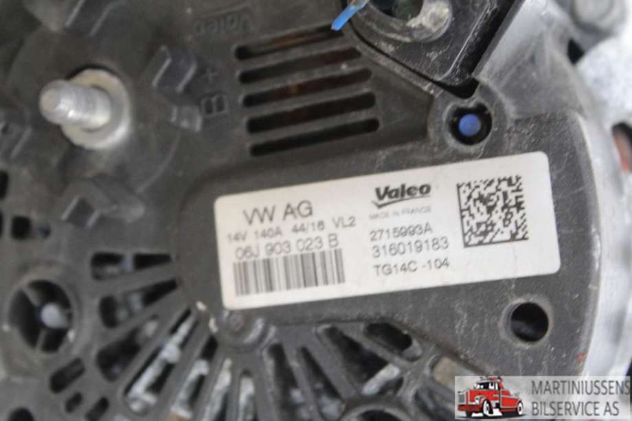 Dynamo til VW Tiguan 2016-2020 (Type II, Fase 1)  (VOLKSWAGEN||06J 903 023 B)