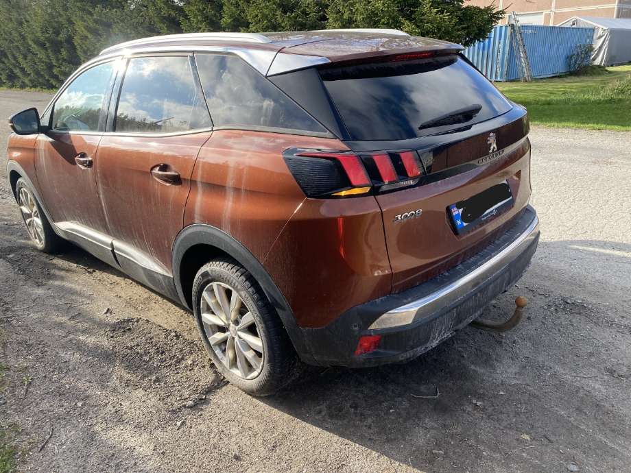 Bakluke til Peugeot 3008 2016-->> (Type II)  (PEUGEOT|)