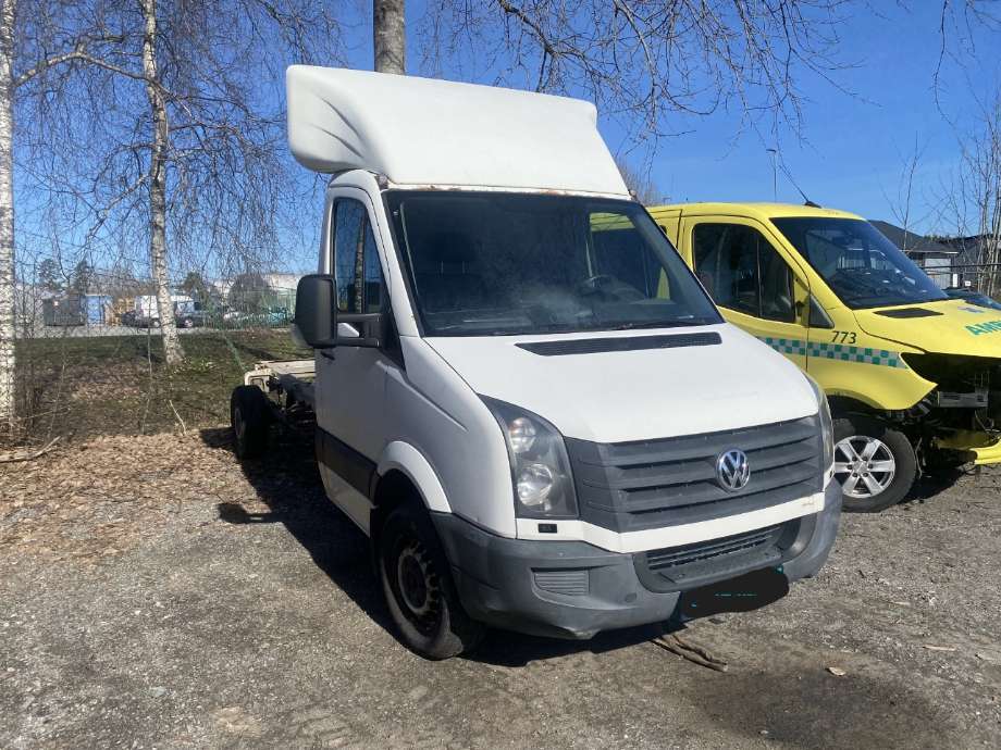Skjerm høyre foran til VW Crafter, 2011-2016 (Type I, Fase 2)  (VOLKSWAGEN|)