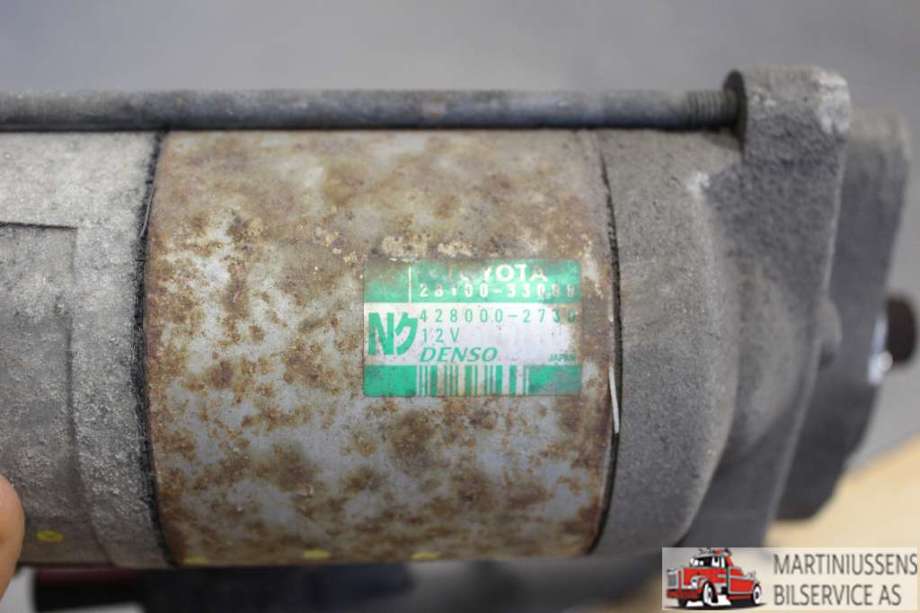 Starter diesel til Toyota Yaris 2006-2009 (Type II, Fase 1)  (TOYOTA||28100-33080)