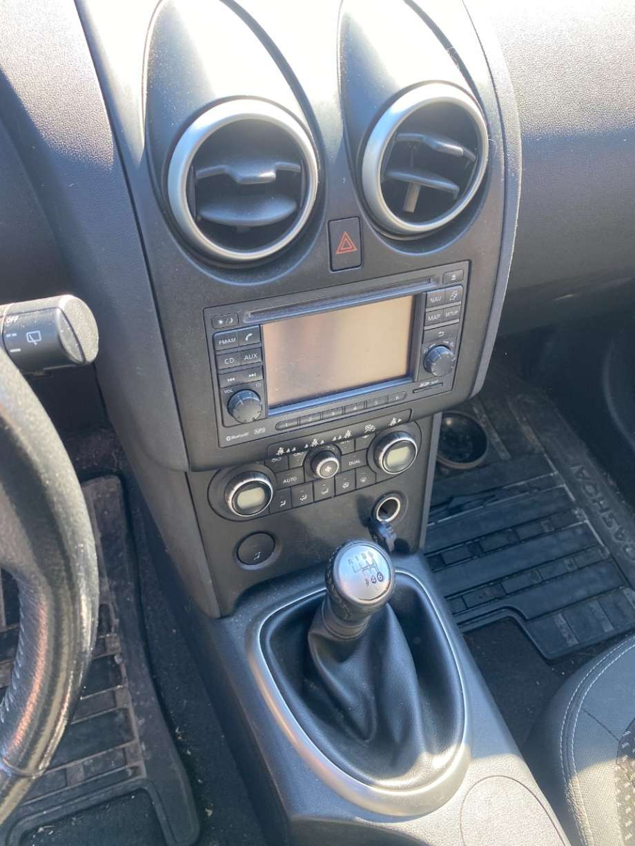 Varmeapparat betjening til Nissan Qashqai, 2007-2010 (Type I, Fase 1)  (NISSAN|)