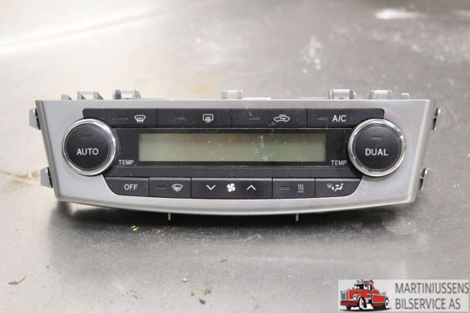 Varmeapparat betjening til Toyota Avensis 2009-2015 (Type III, Fase 1)  (TOYOTA||E1066696)