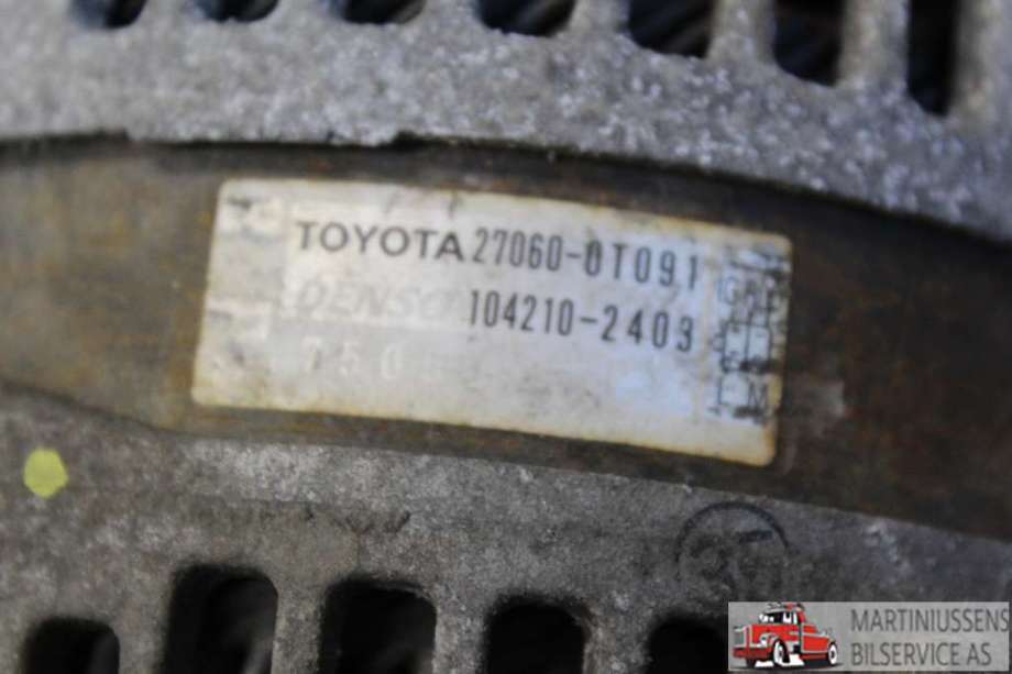 Dynamo til Toyota Corolla 2007-2013  (TOYOTA||104210-2403)