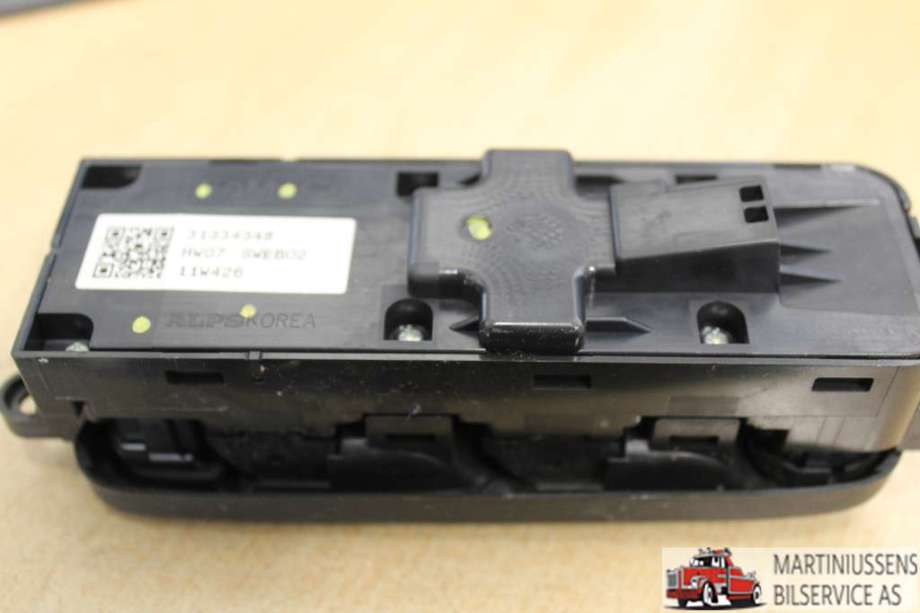 Bryter ruteheis til Volvo XC60, 2008-2013 (Type I, Fase 1)  (VOLVO|31334348)