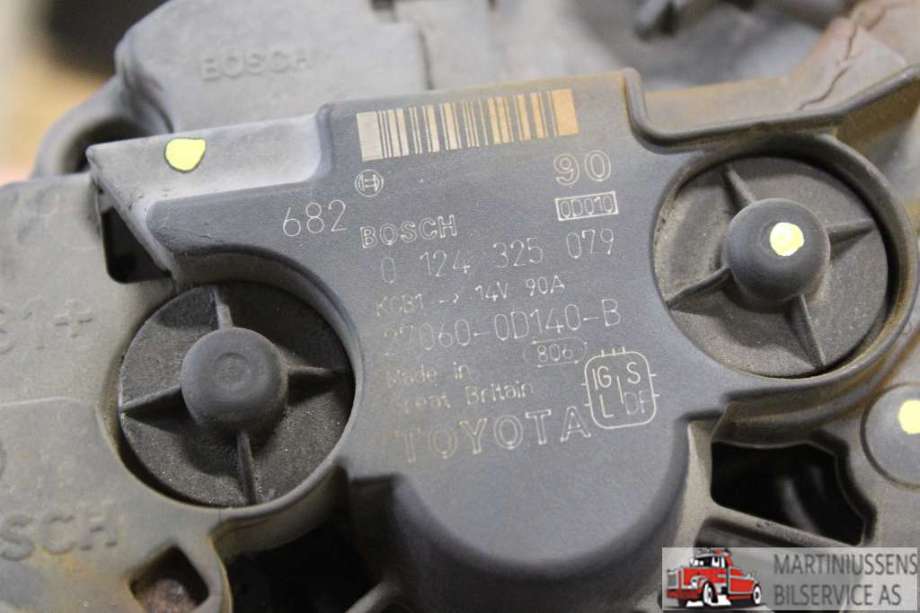Dynamo til Toyota Avensis, 2003-2008 (Type II)  (TOYOTA|)