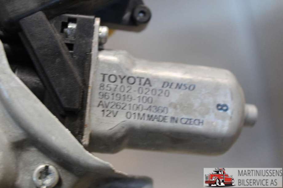 Ruteheis høyre til Toyota Auris 2010-2012 (Type I, Fase 2)  (TOYOTA|85702-02020|)