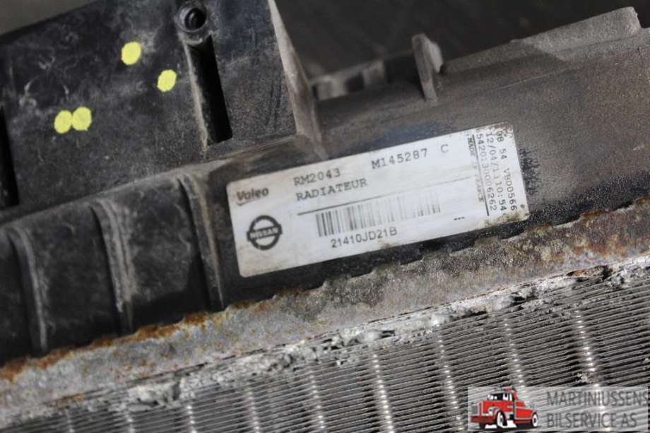 Radiator (automat gir) til Nissan Qashqai, 2010-2014 (Type I, Fase 2)  (NISSAN|)