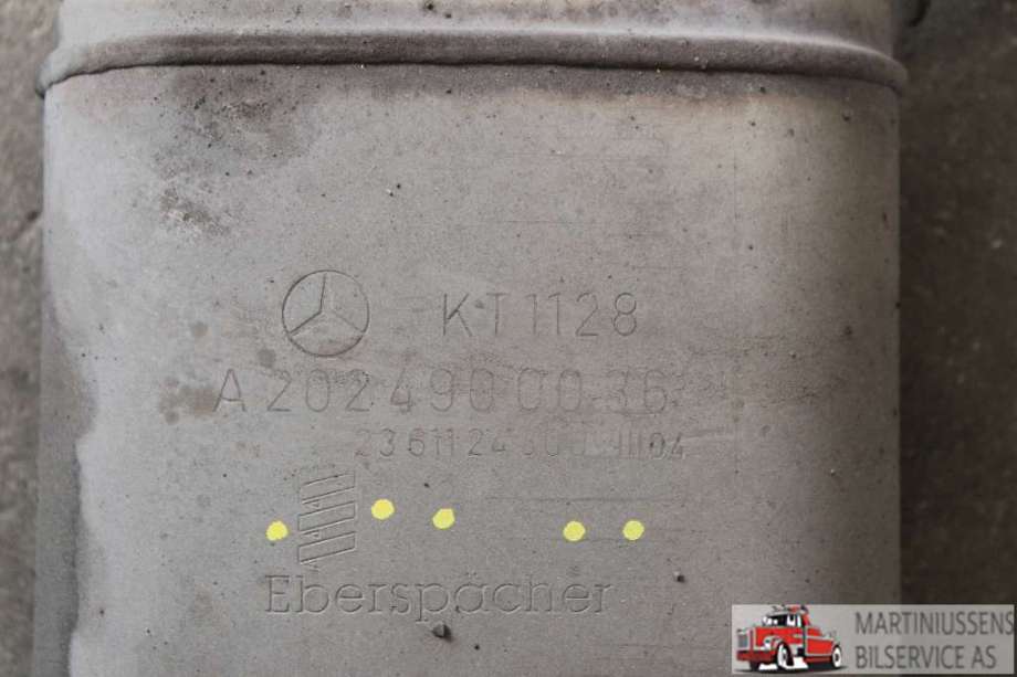 Eksos midtre til Mercedes E-Klasse, 2002-2006 (Fase 1) (W211) (W211) (MERCEDES|)
