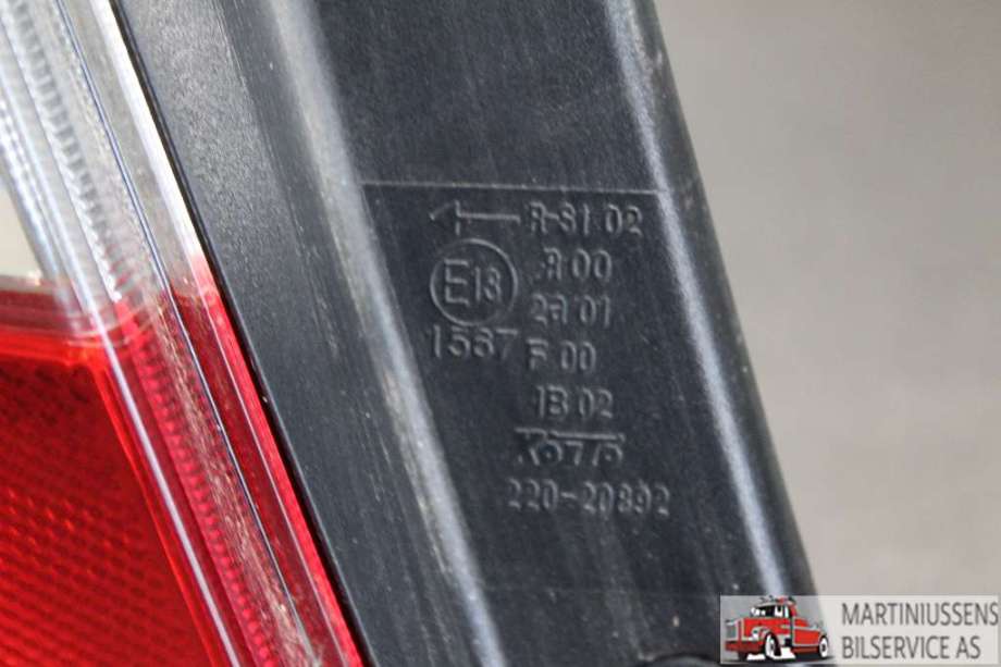 Baklykt venstre til Subaru Forester 2005-2008 (Type II, Fase 2)  (SUBARU||220-20892)