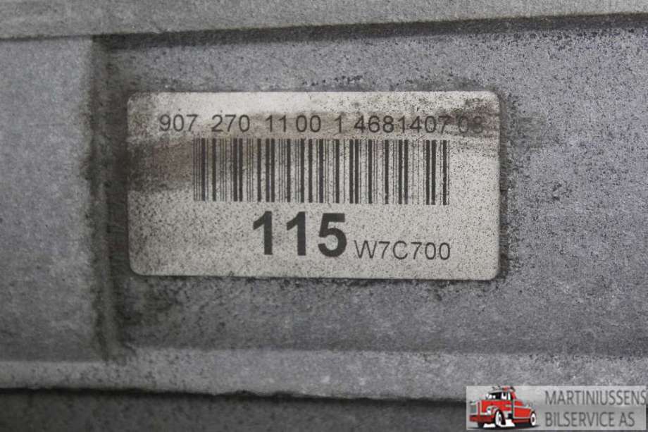 Girkasse automat til Mercedes Sprinter 2018-->> (907/910) (907/910) (MERCEDES||907 270 11 00)