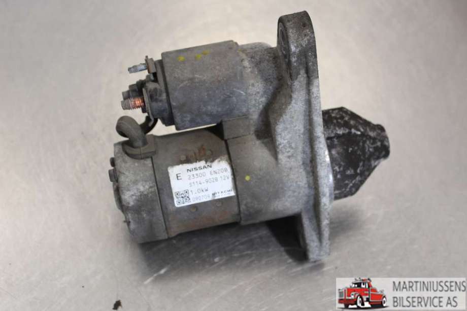 Starter diesel til Nissan Qashqai, 2007-2010 (Type I, Fase 1)  (NISSAN|)
