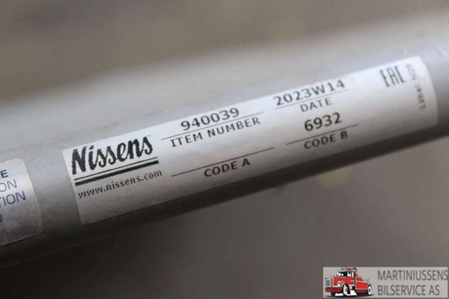 Aircondition radiator til Nissan Qashqai 2007-2010 (Type I, Fase 1)  (NISSAN||940039)