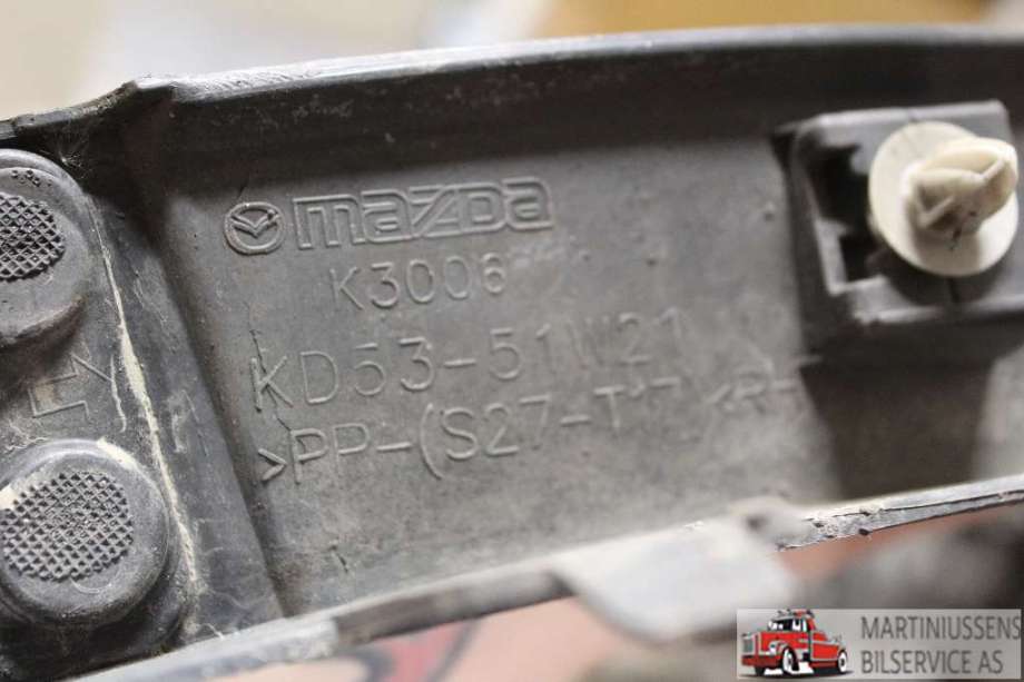 Hjulbuelist venstre foran til Mazda CX-5 2012-2017 (Type I)  (MAZDA||KD53-51 W21)