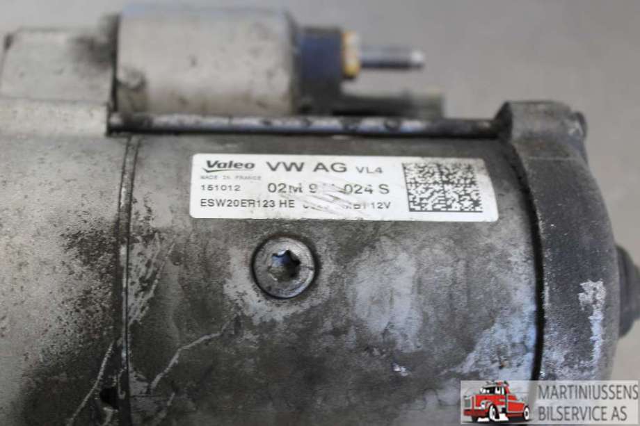 Starter diesel til VW Golf VII, 2012-2017 (Fase 1)  (VOLKSWAGEN|02M 911 024 S)
