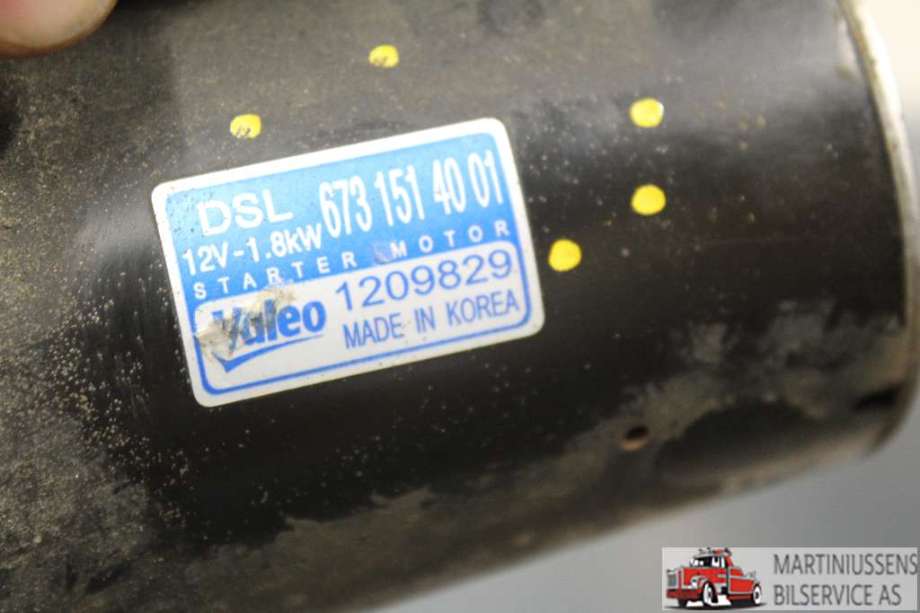 Starter diesel til SsangYong Korando, 2019-->> (Type IV)  (SSANGYONG|)