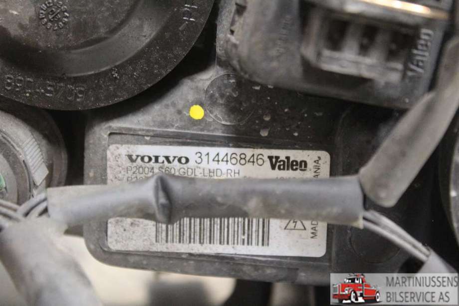 Frontlykt høyre xenon til Volvo S60 2005-2010 (Type I, Fase 2)  (VOLVO||31446846)