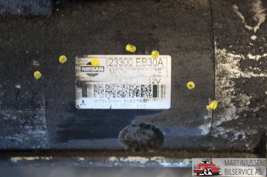 Starter diesel til Nissan Navara 2005-2010 (Fase 1) (D40) (D40) (NISSAN|23300-EB30A||M008T76071ZE)