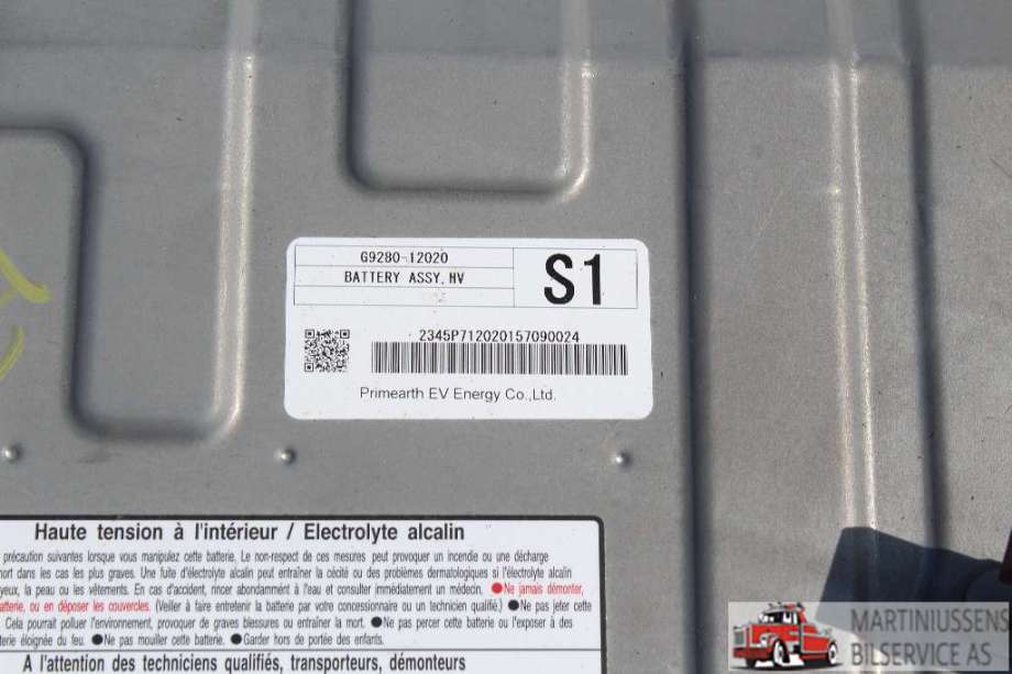 Batteripakke elbil til Subaru Forester 2008-2013 (Type III)  (SUBARU|G9280-12020|)
