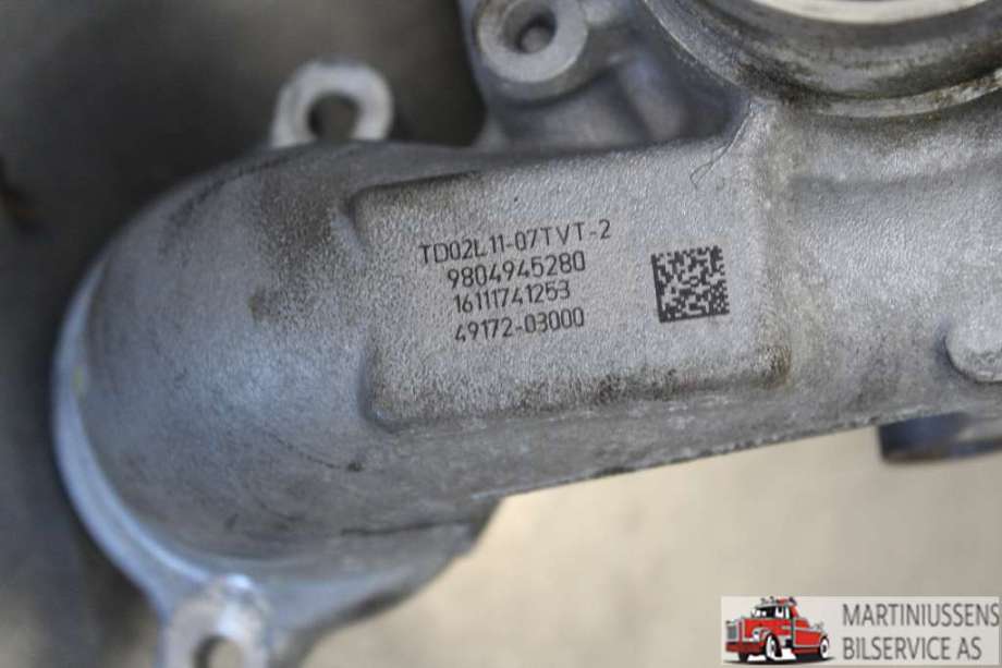 Turbo til Peugeot Partner 2015-2019 (Type II, Fase 2) (PEUGEOT||9804945280)