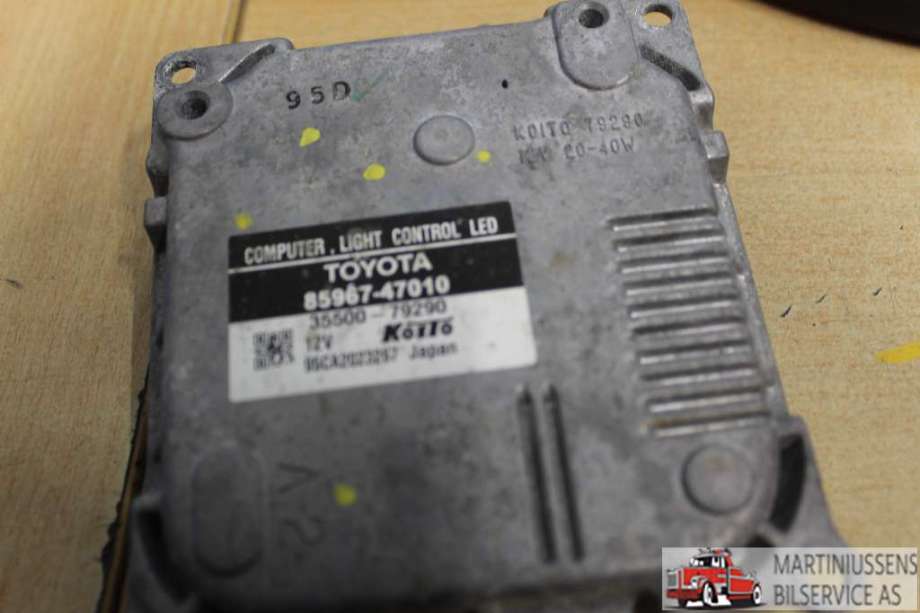 Styreenhet xenon/ballast til Toyota Prius 2009-2016 (Type III) (COMBI) (COMBI) (TOYOTA||85967-47010)