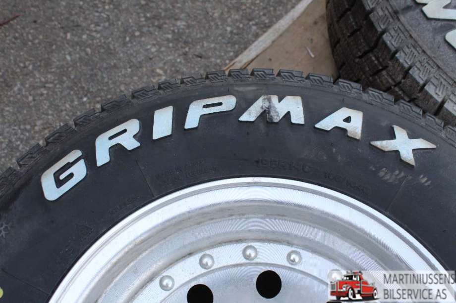 Hjulsett aluminium vinter til Ford Thunderbird 1983-1988 (Ford|GRIP ICE X SUV|195R14C 9MM|GRIPMAX)