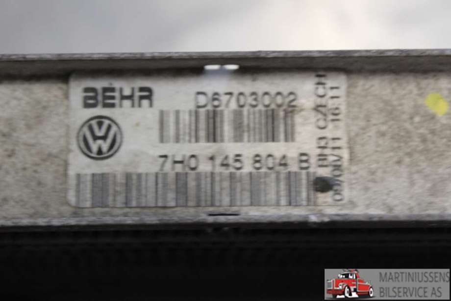 Intercooler til VW Transporter / Caravelle 2009-2015 (Fase 2) (T5) (T5) (VOLKSWAGEN||7H0.145.804.B)
