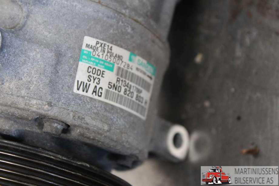 Aircondition kompressor til VW Golf VI 2008-2012  (VOLKSWAGEN|5N0 820 803 H|)