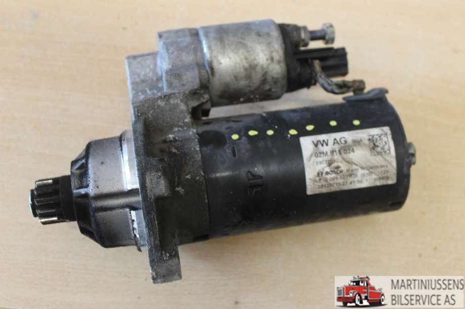 Starter diesel til VW Golf VI 2008-2012 (VOLKSWAGEN|02M 911 024|)