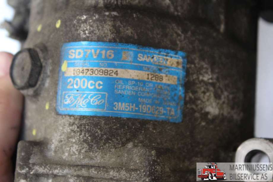 Aircondition kompressor til Volvo V50 2007-2012 (Fase 2) (VOLVO|3M5H-19D629-TA|)