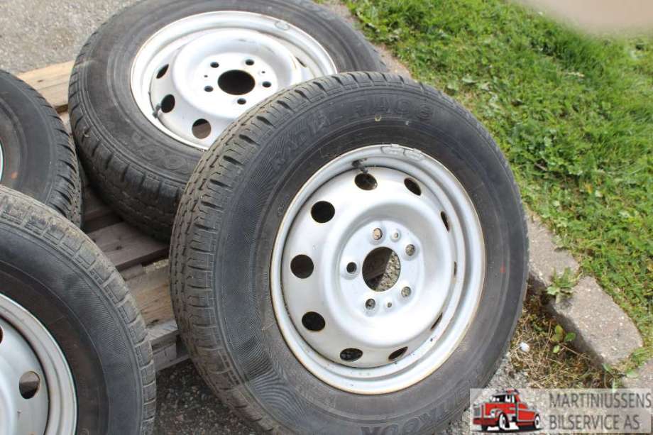 Hjulsett aluminium sommer til Maxus EV80 2019-->> (MAXUS|RADIAL RA08|215/70R16 7MM|HANKOOK)