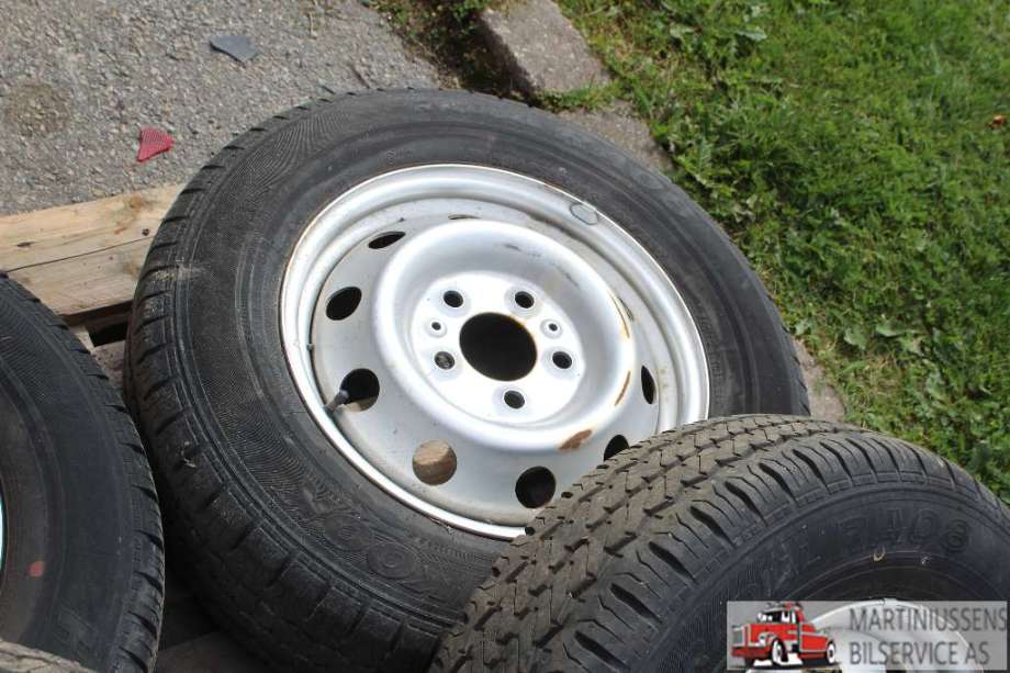 Hjulsett aluminium sommer til Maxus EV80 2019-->> (MAXUS|RADIAL RA08|215/70R16 7MM|HANKOOK)