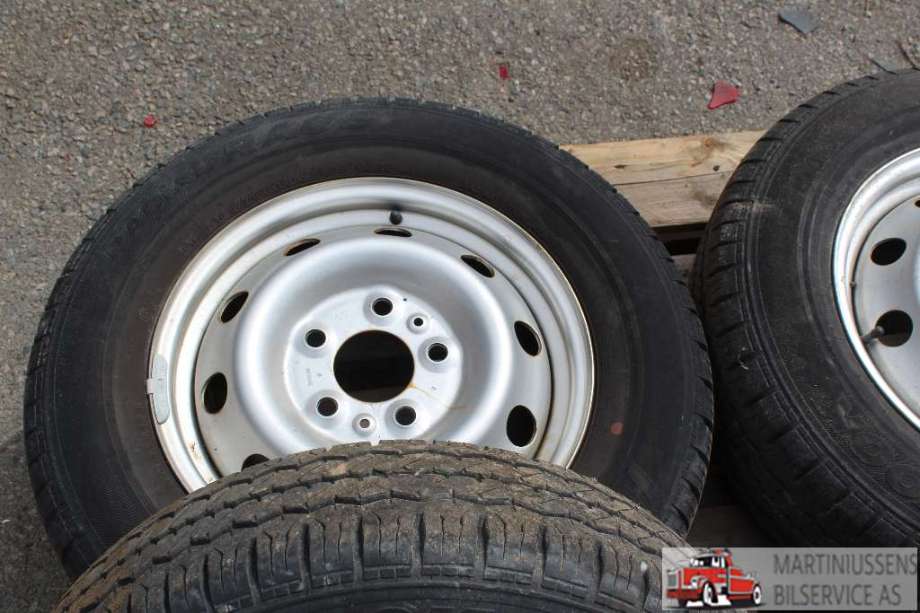 Hjulsett aluminium sommer til Maxus EV80 2019-->> (MAXUS|RADIAL RA08|215/70R16 7MM|HANKOOK)