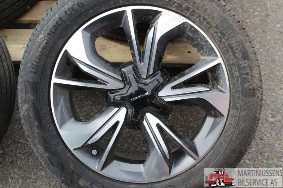 Hjulsett aluminium sommer til Maxus Euniq 5 2019-2023 (MAXUS|ULTRA CONTACT UC6|215/55R17 6MM|CONTINENTAL)