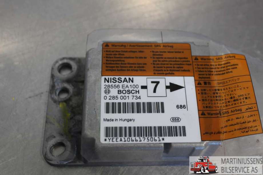 Airbag elektronikk til Nissan Navara, 2005-2010 (Fase 1) (D40) (D40) (NISSAN|)