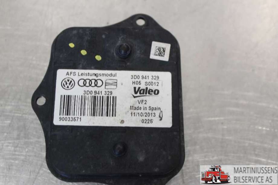 Styreenhet xenon/ballast til VW Golf VII 2012-2017 (Fase 1) (VOLKSWAGEN|3D0 941 329|)