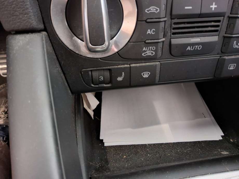 Bryter setevarme til Audi A3, 2009-2012 (Type II, Fase 2) (AUDI|)
