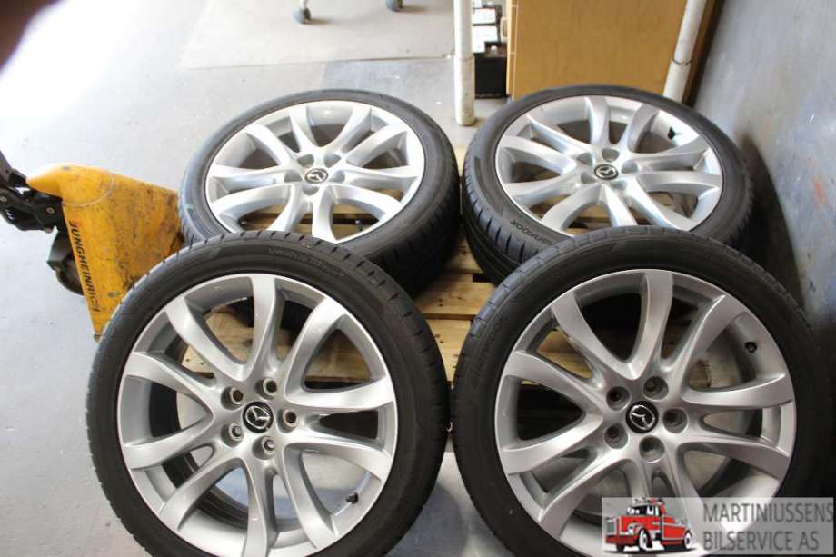 Hjulsett aluminium sommer til Mazda 6 2013-2015 (Type III, Fase 1) (MAZDA|VENTURE S1 EVO3|225/45R19 - 6MM|HANKOOK)