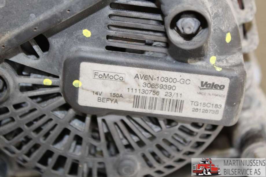 Dynamo til Ford Mondeo 2011-2014 (Type IV, Fase 2) (FORD||AV6N-10300-GC)