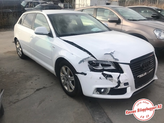Audi A3 2009-2012 (Type II, Fase 2) , Motorkode: CDAA, Girkassekode: KXD