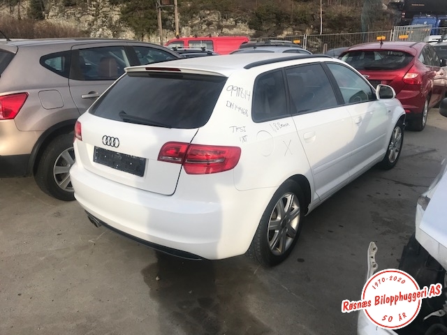 Audi A3 2009-2012 (Type II, Fase 2) , Motorkode: CDAA, Girkassekode: KXD